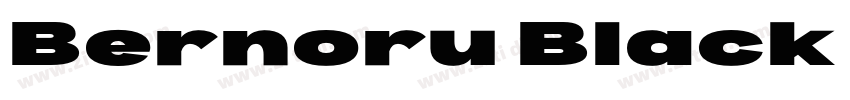 Bernoru Black Expand字体转换